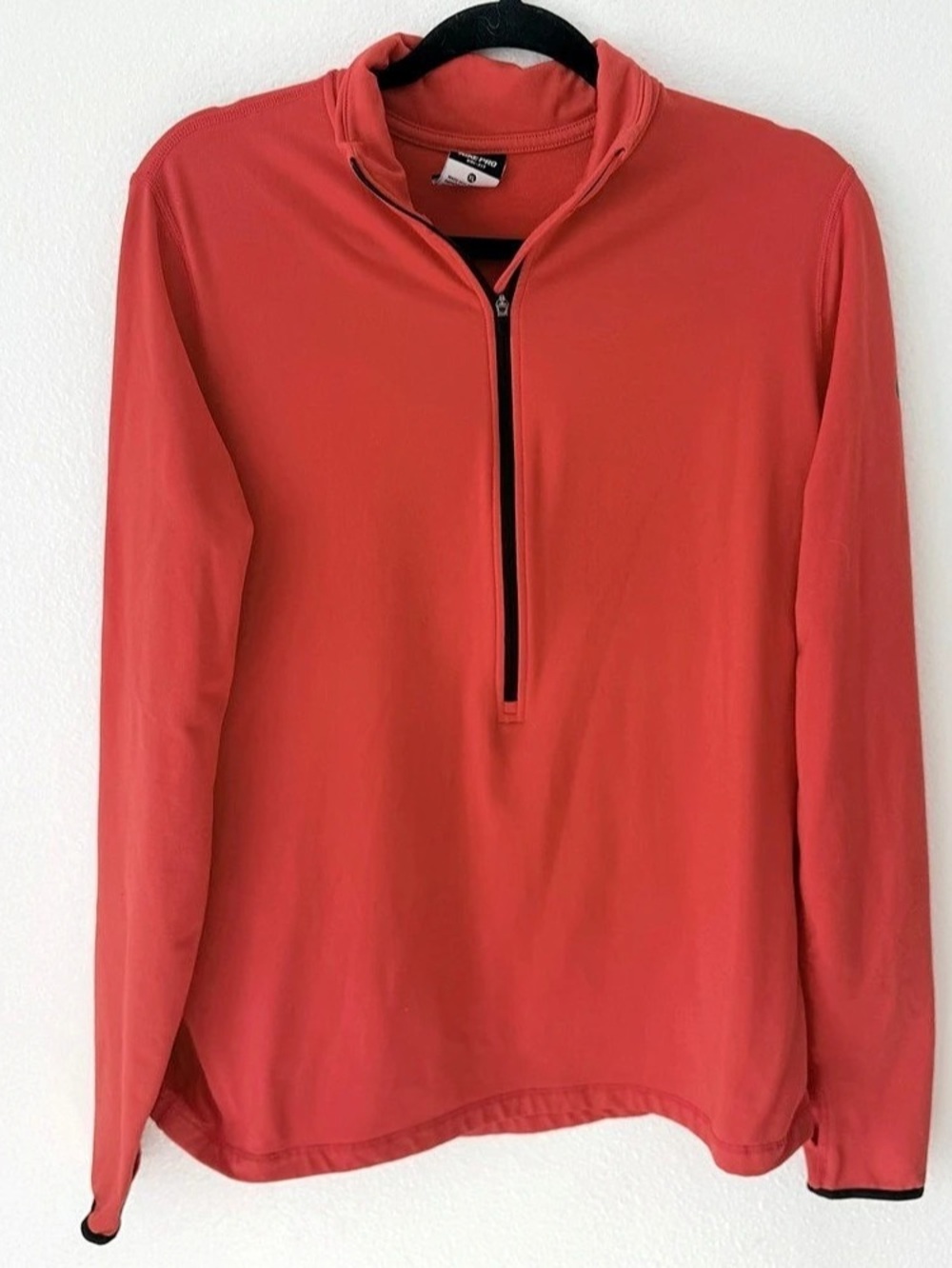 Nike Pro Dri-FIT quarter-zip pullover Quarter-Zip Red XL Athletic Top